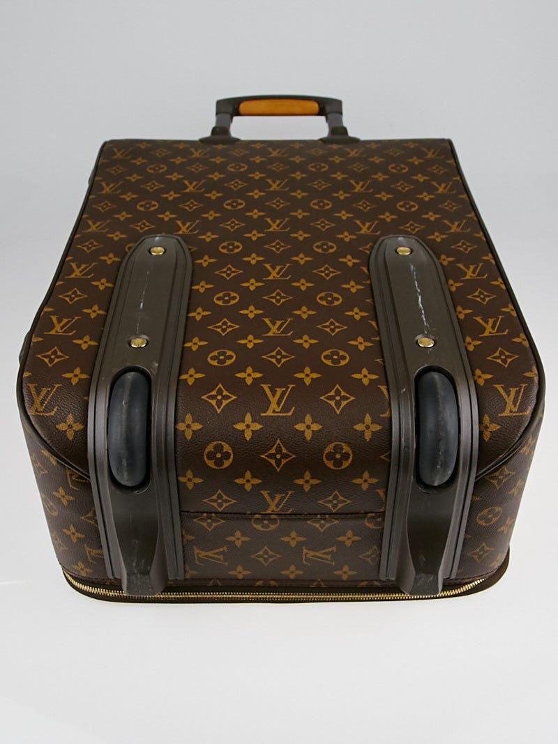 LOUIS VUITTON Pegase 60 LV Monogram Camouflage Gold Roller Bag