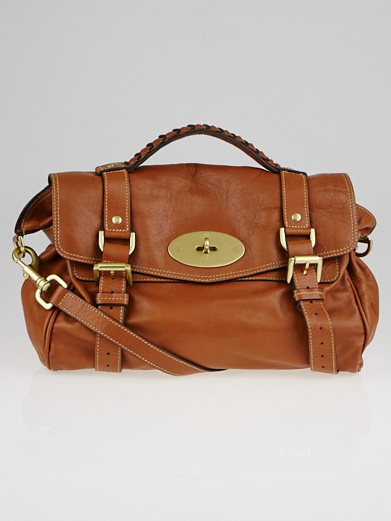 Mulberry Oak Soft Buffalo Leather Alexa Bag Yoogi s Closet