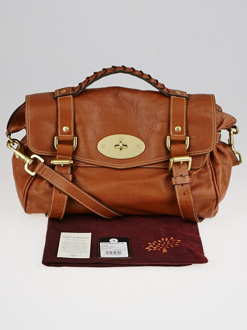 Mulberry Oak Soft Buffalo Leather Alexa Bag Yoogi s Closet