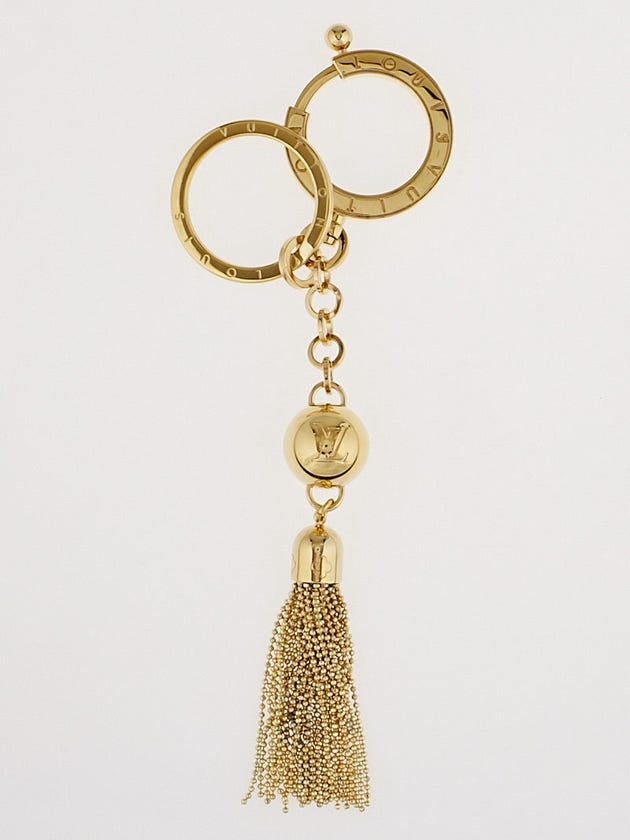 Louis Vuitton Goldtone Swing Key Holder and Bag Charm