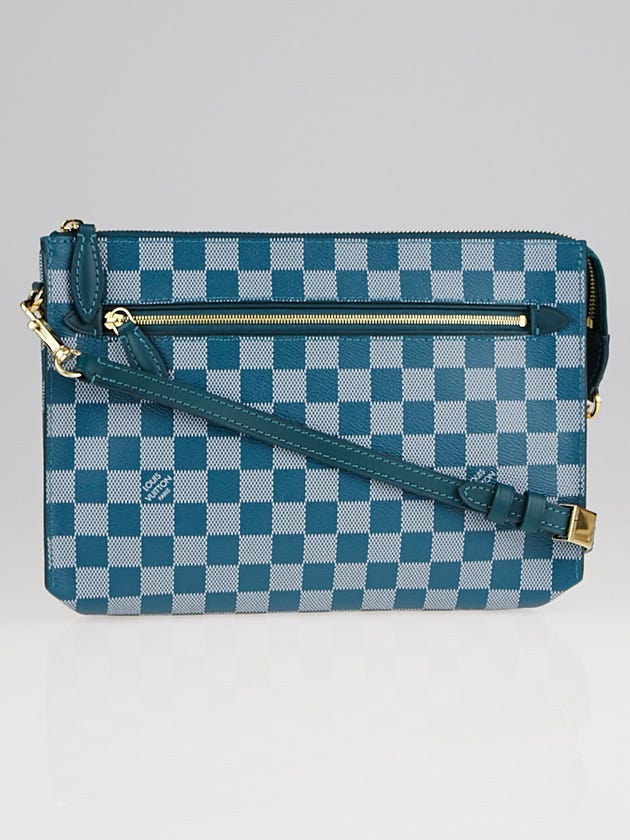 Louis Vuitton Limited Edition Cyan Damier Couleur Modul Crossbody Bag