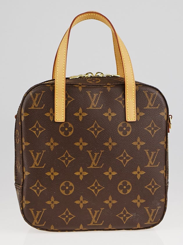 Louis Vuitton Monogram Canvas Spontini Shoulder Bag W/O Shoulder Strap