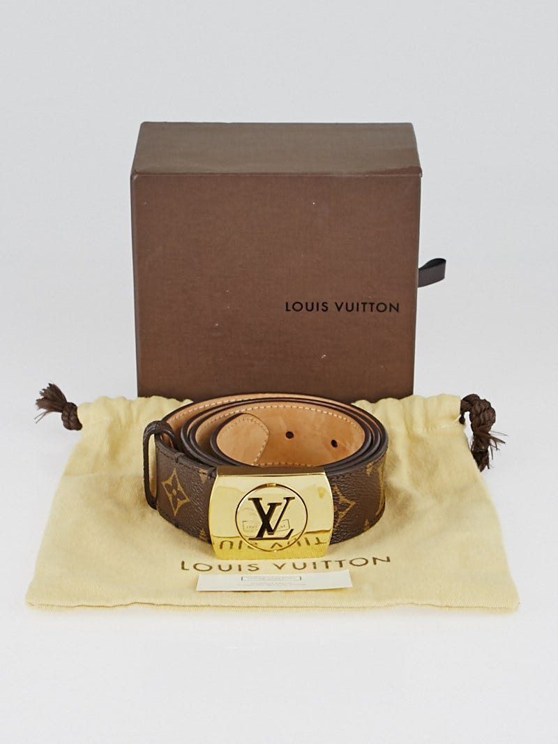 Louis Vuitton Monogram Canvas Fortune Belt Size 80/32 