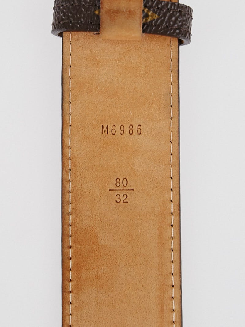 Louis Vuitton Monogram Canvas Fortune Belt Size 80/32  display picture 2