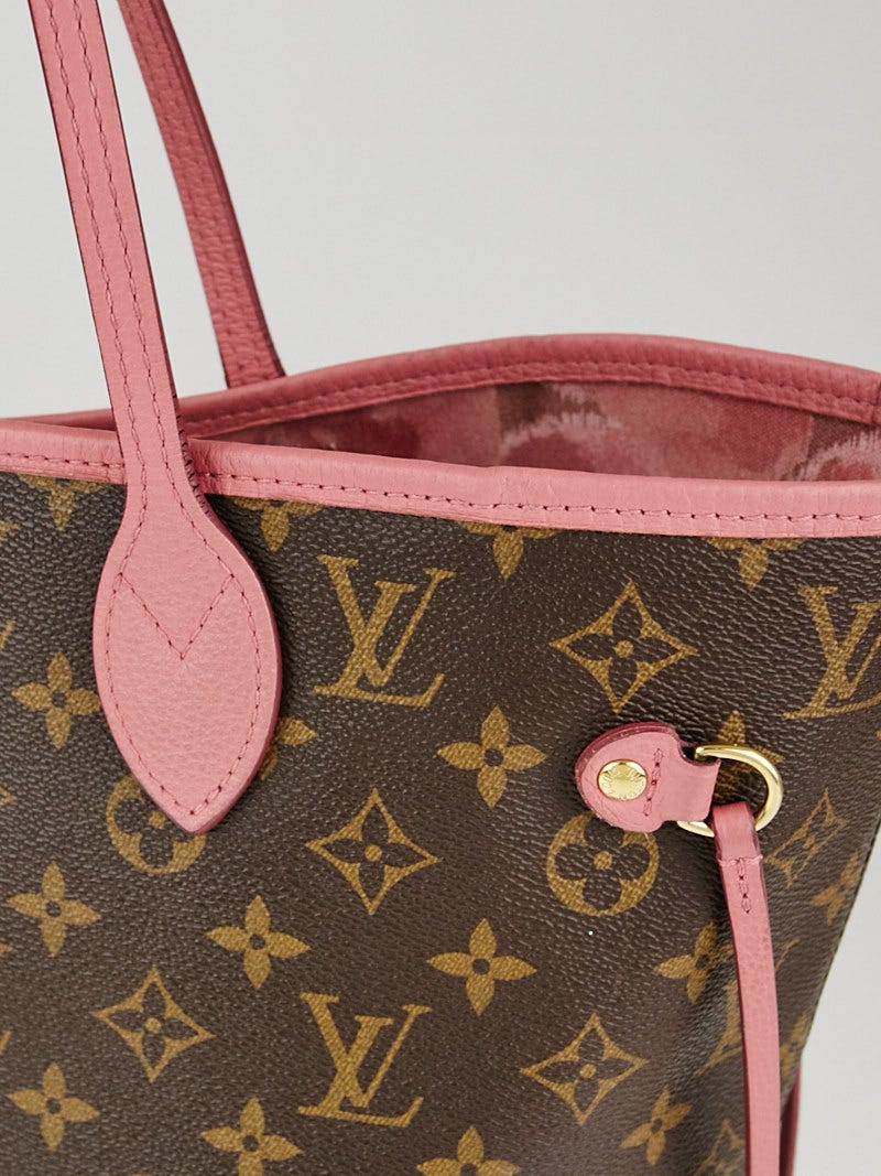 Louis Vuitton Limited Edition Rose Velours Monogram Ikat Neverfull MM Bag -  Yoogi's Closet