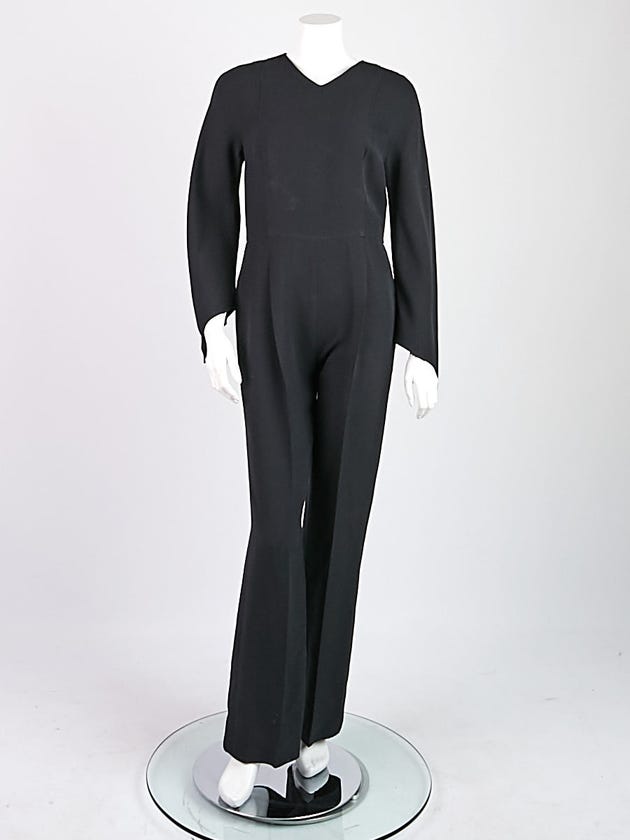 Valentino Black Fabric Jumper Size 8/42