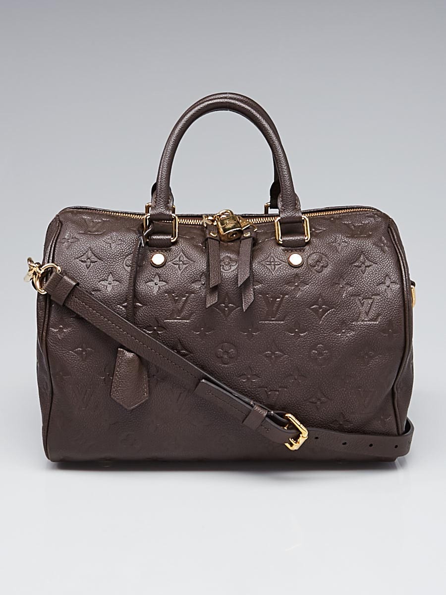 Louis Vuitton Terre Monogram Empreinte Leather Speedy 30 Bag