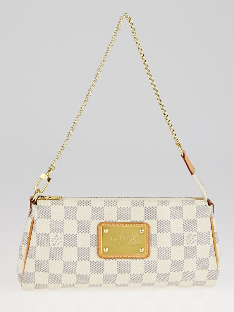 Louis vuitton damier shop azur eva clutch