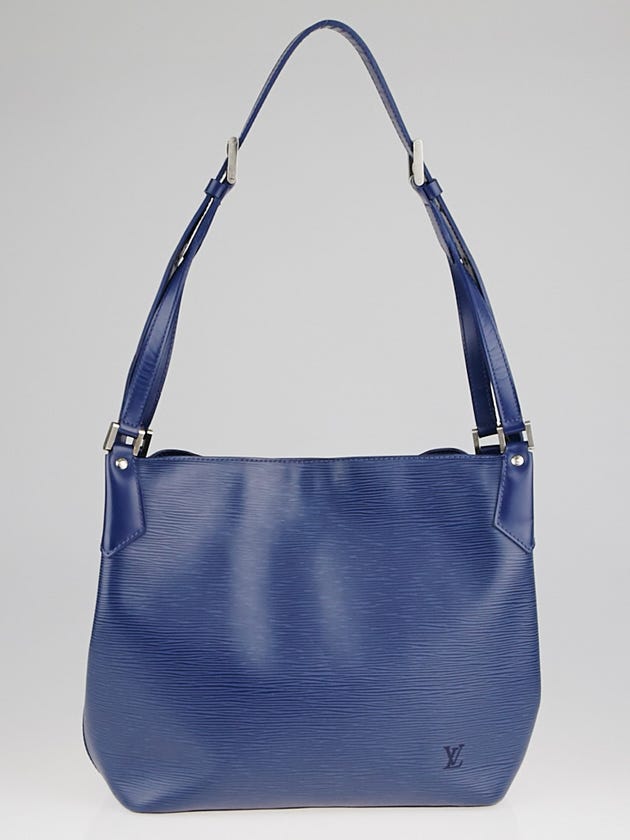 Louis Vuitton Myrtille Blue Epi Leather Mandara Bag