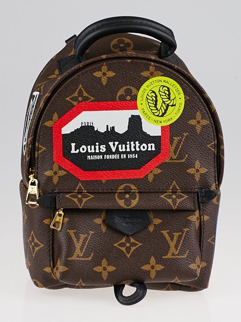 LOUIS VUITTON Monogram World Tour Palm Springs Backpack Mini