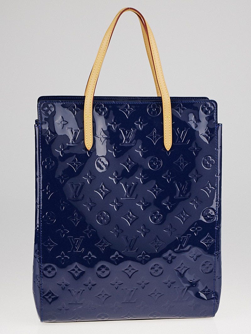 Louis Vuitton Grand Bleu Monogram Vernis Catalina Vertical Bag