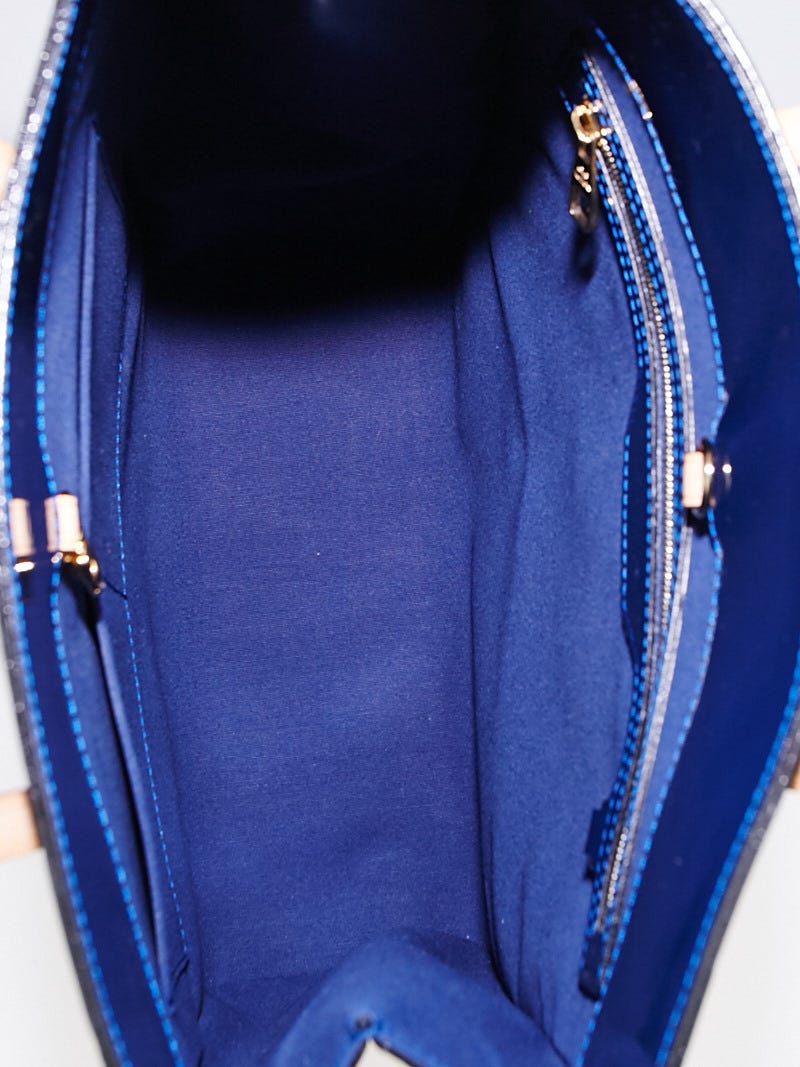Louis Vuitton Grand Bleu Floral Monogram Vernis Ikat Catalin, Lumina Gem
