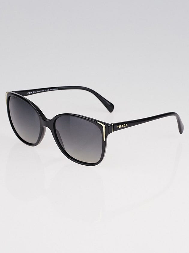 Prada Black Plastic Square Frame Logo Sunglasses-SPR01O