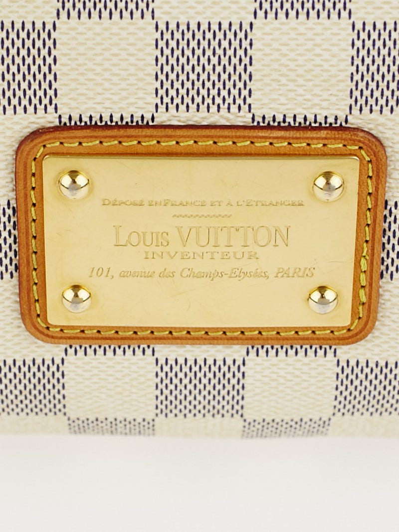 Louis Vuitton Eva Canvas Clutch Bag in Damier Azur — UFO No More