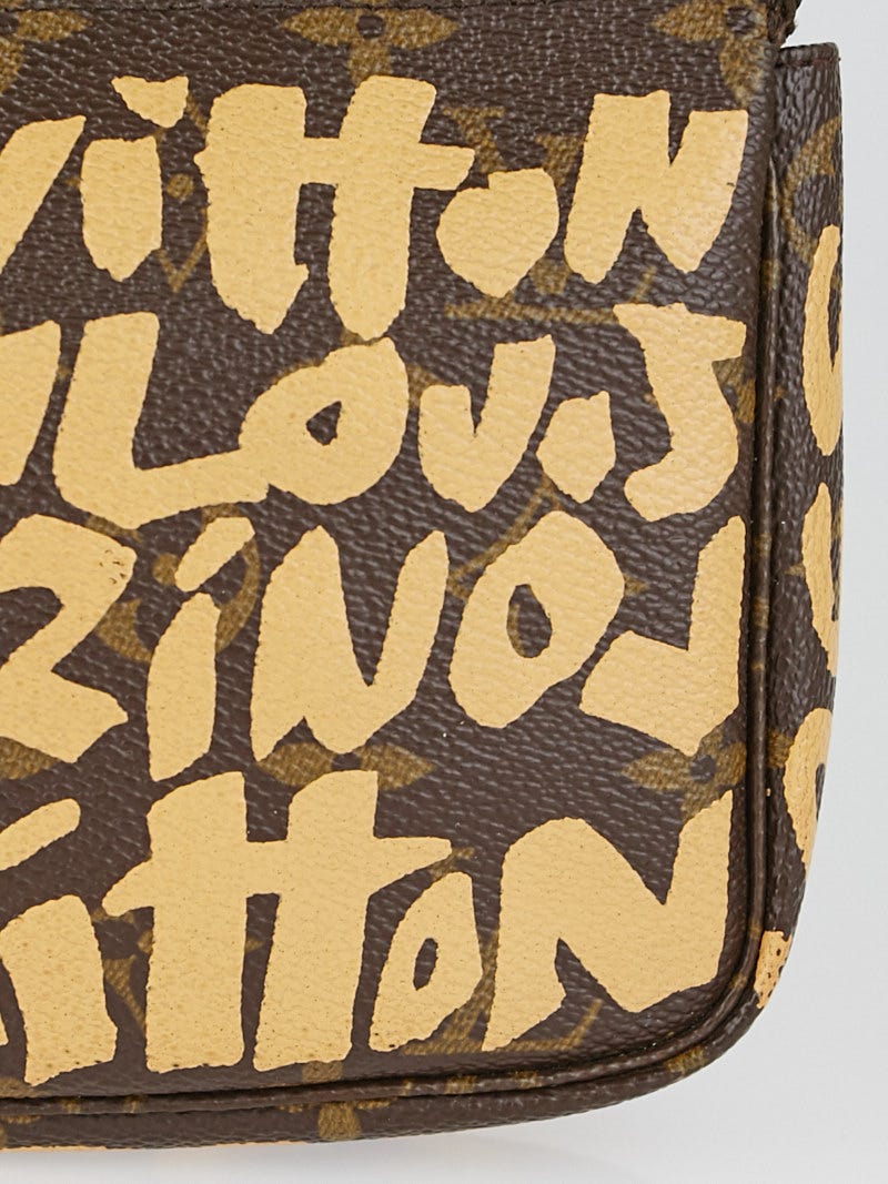 Stephen Sprouse x Louis Vuitton Beige Monogram Graffiti Pochette  Accessories QJBJUI2TIB018