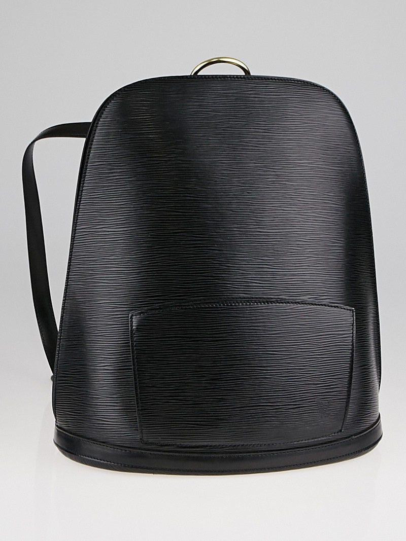 Louis Vuitton Black Epi Leather Gobelins Backpack Bag Yoogi s Closet