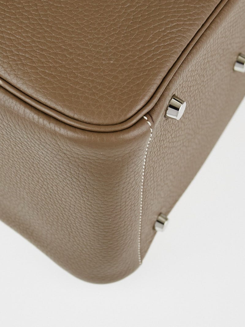 NEW HERMES BIRKIN 35 Etoupe Leather Palladium New in Box Handbag FREE  SHIPPING!