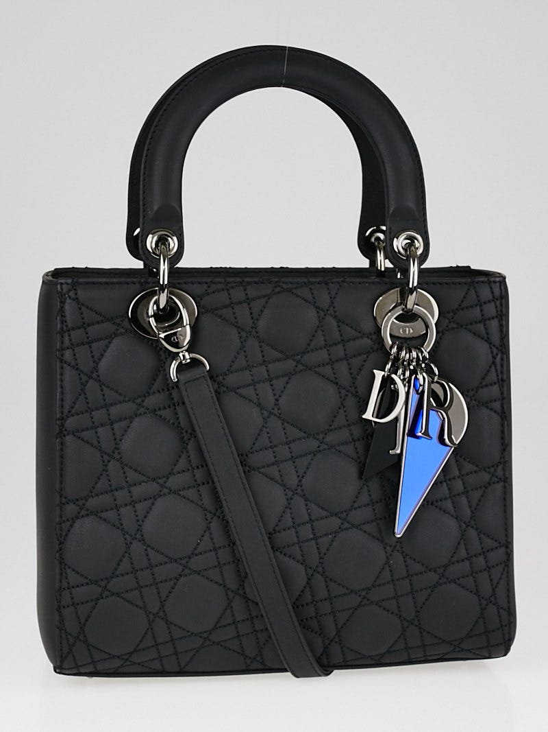 Dior matte top black bag