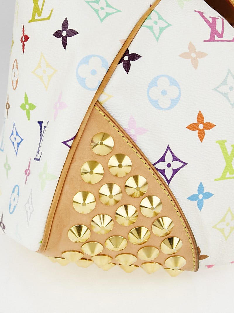 Louis Vuitton White Monogram Multicolore Chrissie Bag | Yoogi's Closet