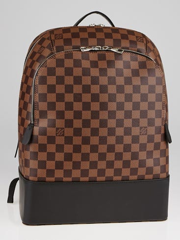 louis vuitton brown checkered backpack Vintage 90s Damier Ebene Soho color hardware brings classic elegance to the discovery backpacks modern lines Discovery Backpack PM Damier Graphite
