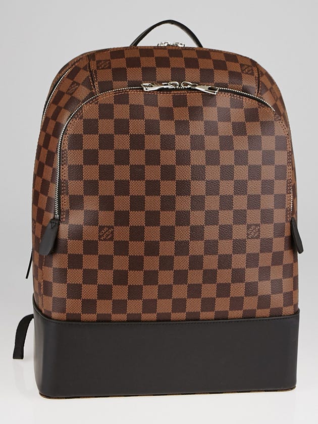 brown damier louis vuitton backpack // 2000 Ebene Soho VSP Consignment The Runner features a damier ebene canvas body Louis Vuitton Pre-Owned Damier Ebne