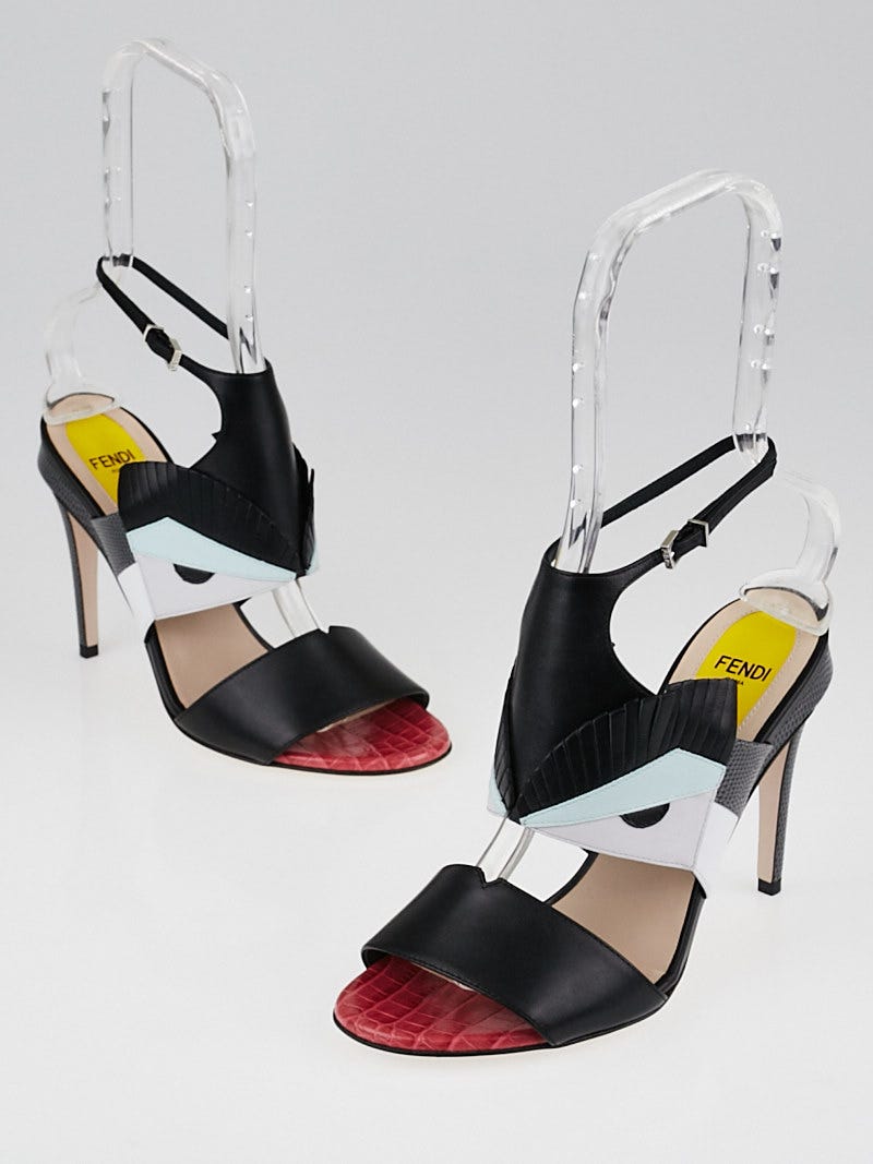 Fendi multicolor sandals discount