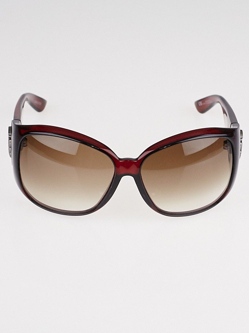 Gucci Red Frame GG Crest Sunglasses-3027/S | Yoogi display picture 1