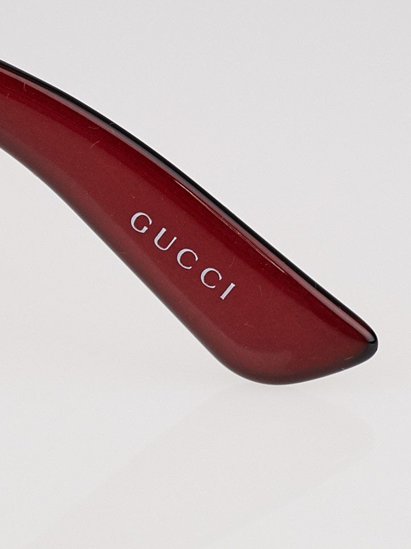 Gucci Red Frame GG Crest Sunglasses-3027/S | Yoogi display picture 3