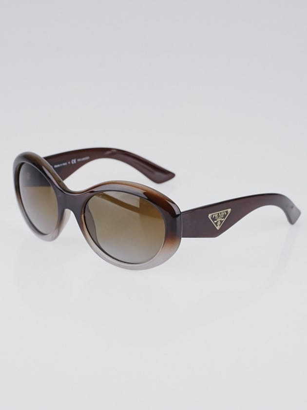 Prada Brown Ombre Frame Round Sunglasses SPR30P