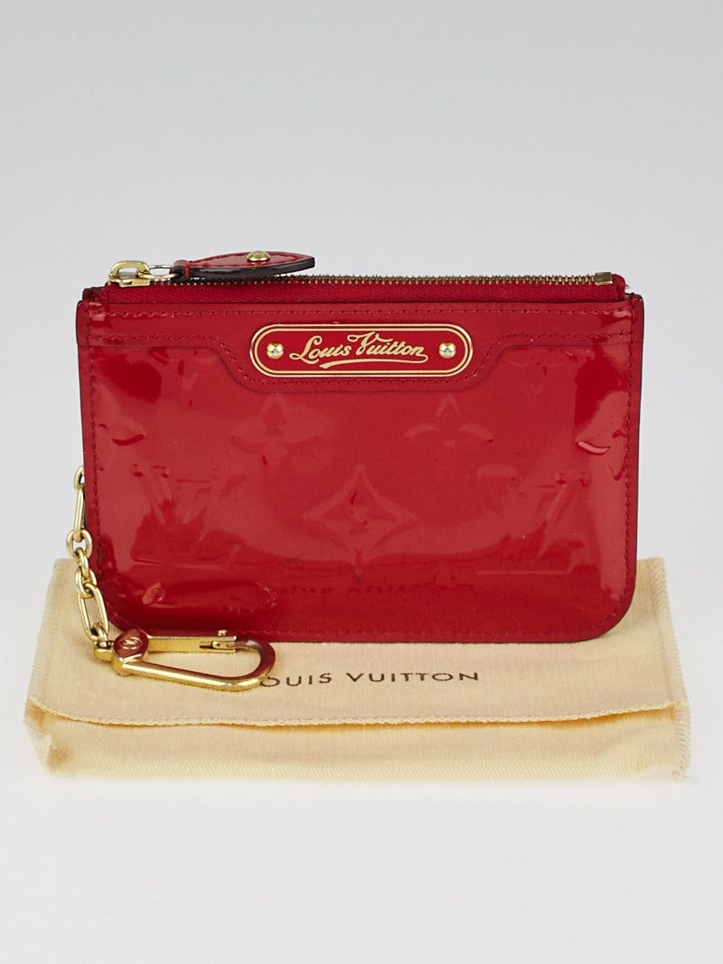 Louis Vuitton Cherry Monogram Vernis Pochette Cles Key and