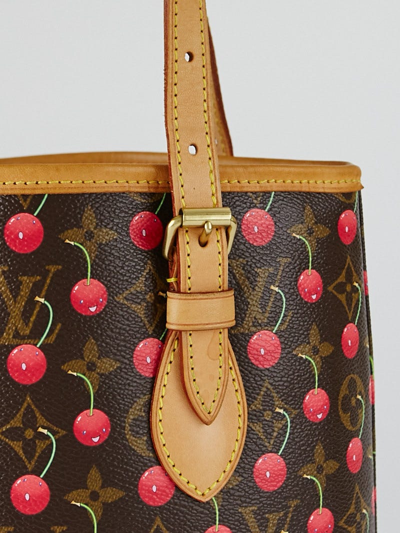 Louis Vuitton Limited Edition Monogram Cerises Bucket Bag w/o Accessories  Pochette - Yoogi's Closet