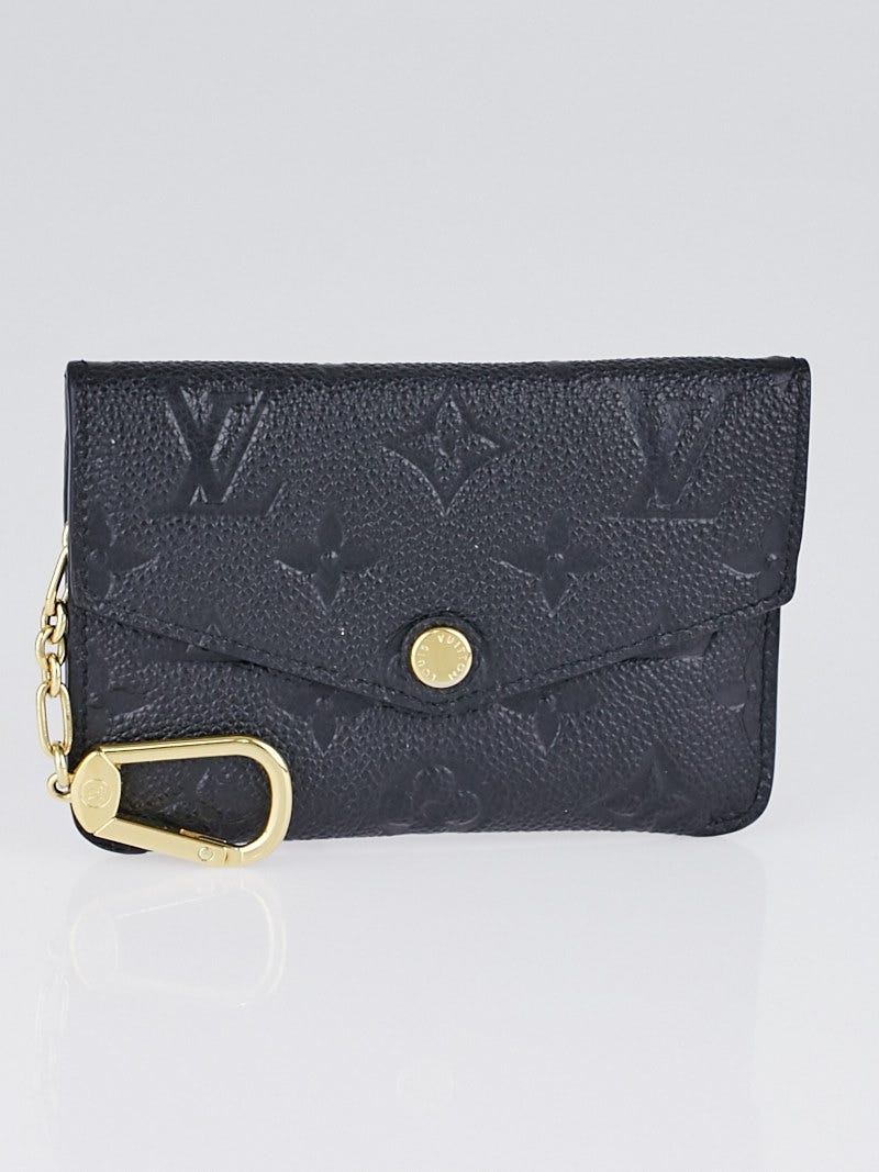 Best Value! Black Leather Wallet Pochette Cles Key Pouch Coin Purse