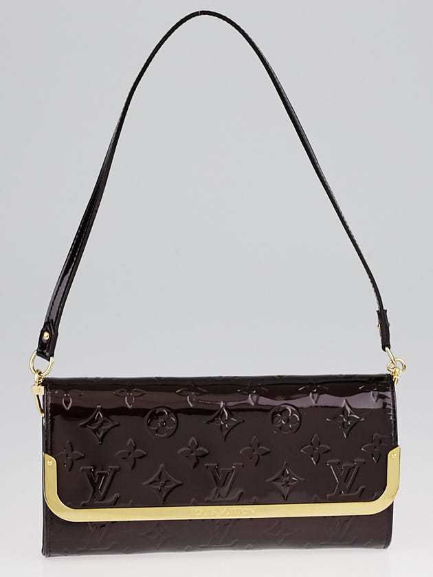 Louis Vuitton Amarante Monogram Vernis Rossmore Clutch Bag