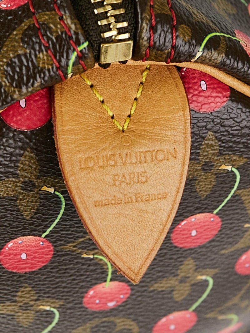 Louis Vuitton Monogram Canvas Limited Edition Cerises Speedy 25 Bag Louis  Vuitton