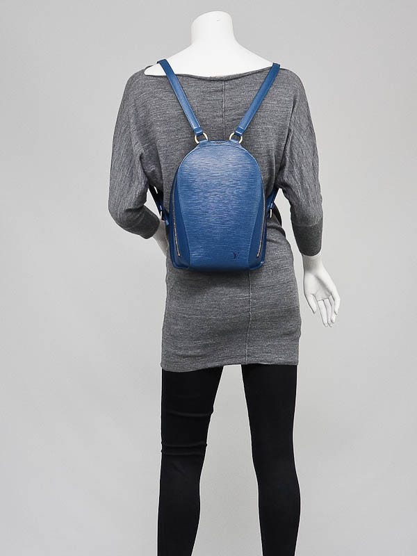 Louis Vuitton Epi Mabillon Backpack M52235 Toledo Blue Leather Ladies LOUIS  VUITTON