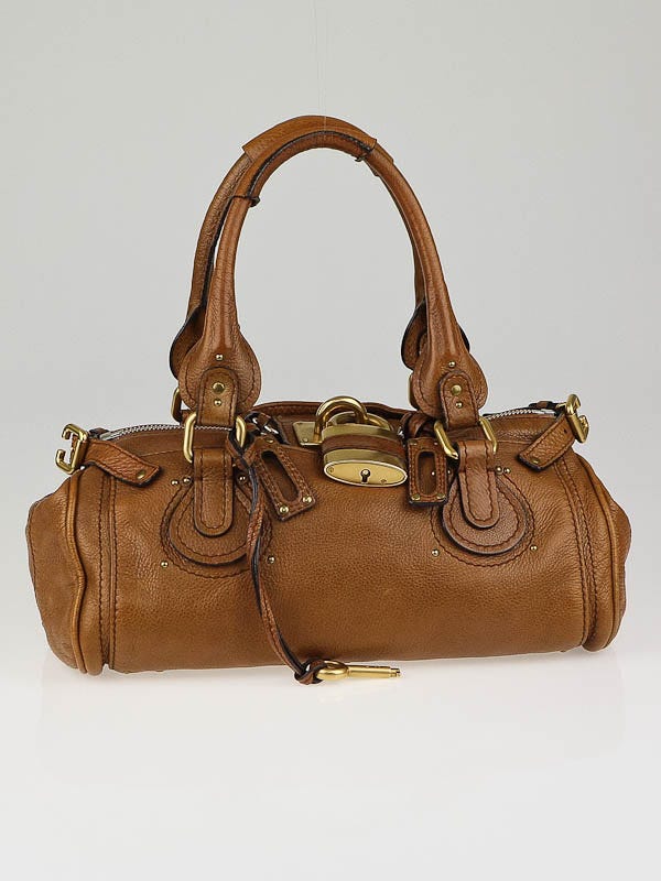 Chloe tan sale leather bag