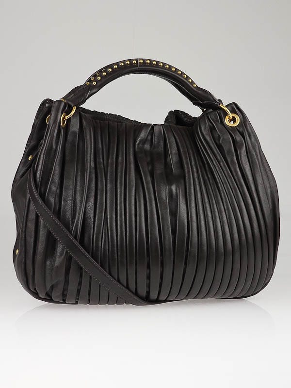 Miu Miu, Bags, Authentic Miu Miu 2 Way Brown Leather Bag