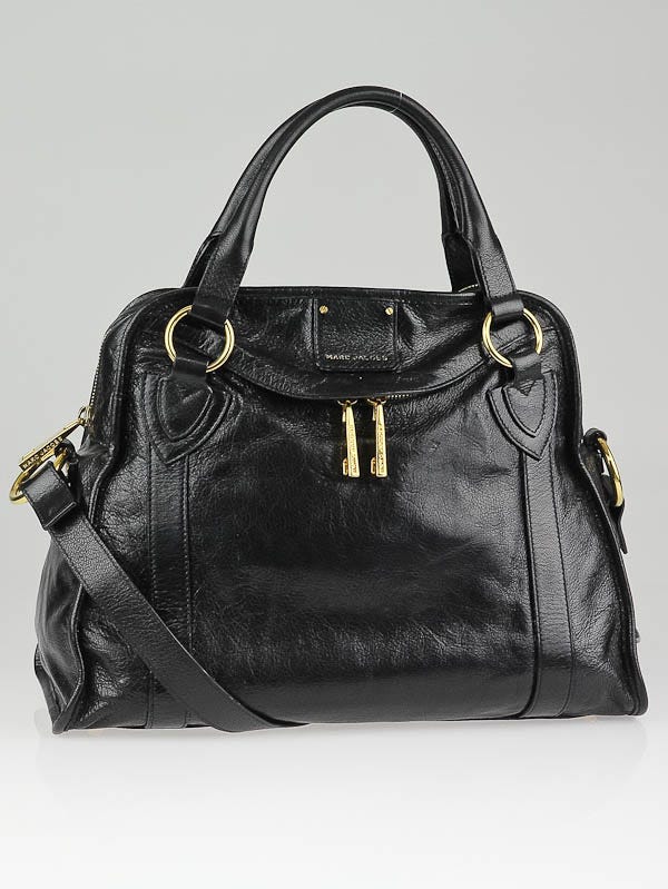 Marc Jacobs Black Leather Wellington Classic Bugatti Bag Yoogi s Closet