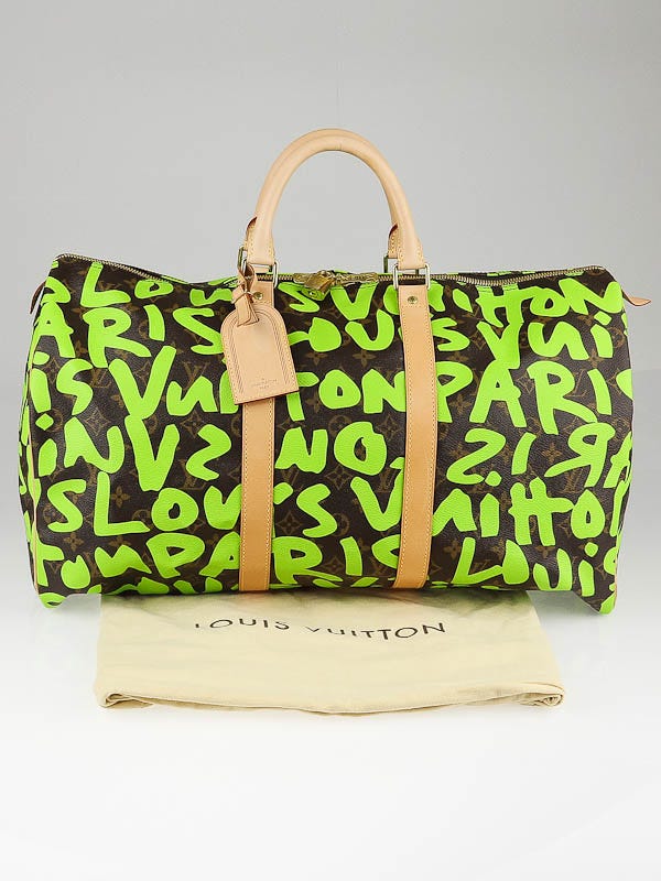Louis Vuitton Limited Edition Vert Graffiti Stephen Sprouse
