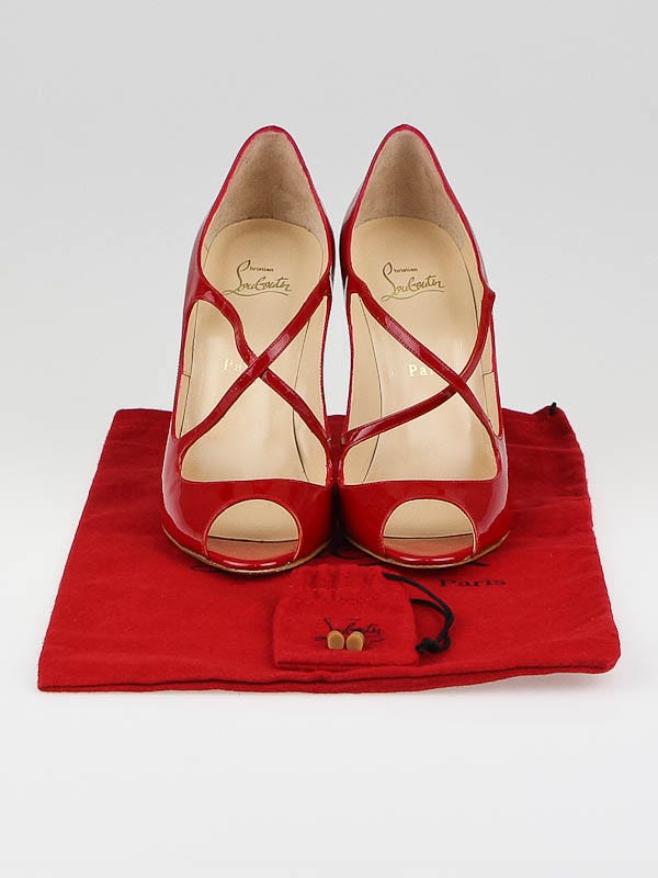 Lady-paoooページ Christian Louboutin Lavender Patent Leather Poseidon 120