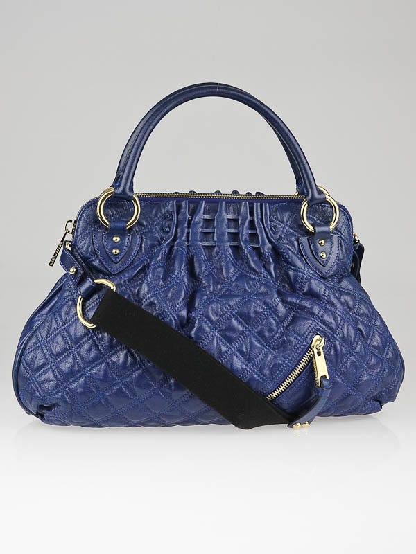 Marc Jacobs Sapphire Quilted Leather Large Cecilia Bag | Yoogi's