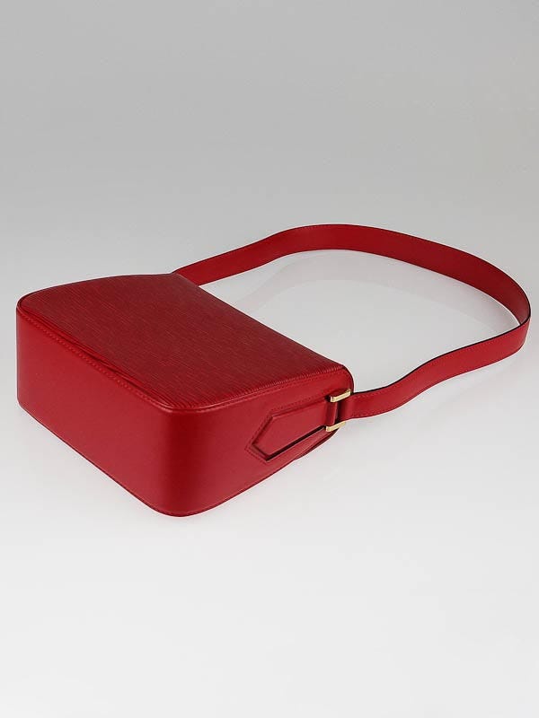 Louis Vuitton Red Epi Leather Buci Shoulder Bag - Yoogi's Closet