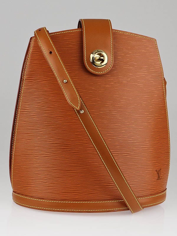 Louis Vuitton Fawn Epi Leather Cluny Bucket Bag