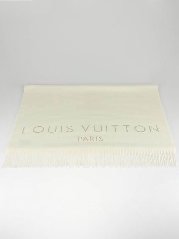 Louis Vuitton Blanc Cashmere Shawl