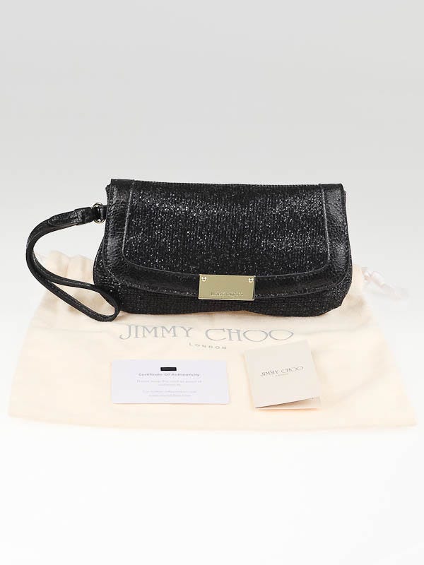 Jimmy Choo monogram-pattern Wrist Bag - Farfetch