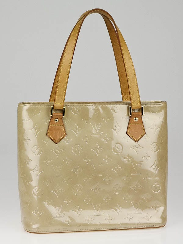 Louis Vuitton Beige Monogram Vernis Houston Tote Bag