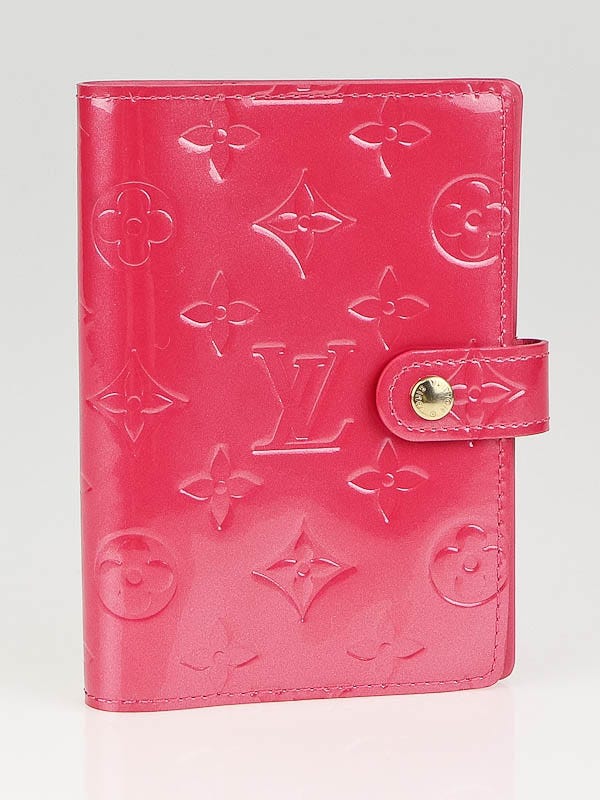 Louis Vuitton Framboise Monogram Vernis Small Agenda/Notebook