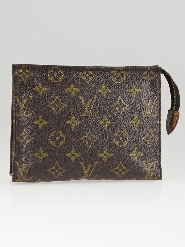 Louis Vuitton Vintage Monogram Canvas Poche Toilette 19 Cosmetic Pouch