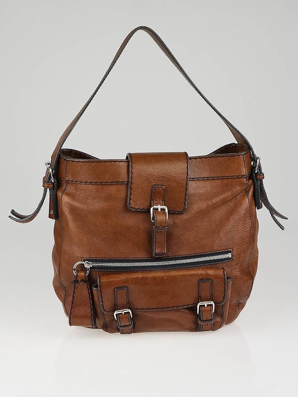 Chloe Brown Leather Edith Hobo Bag | Yoogi's Closet