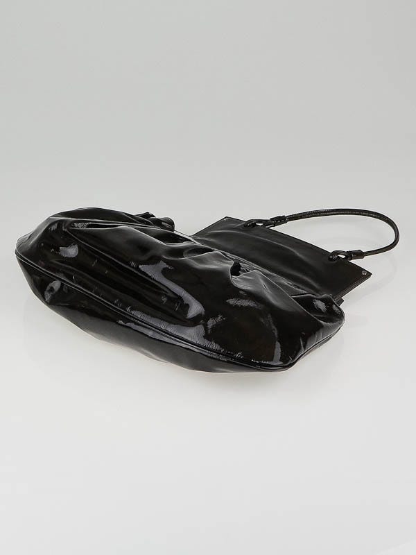 Fendi Brown Tortoise Patent Leather Convertible To You Clutch Bag